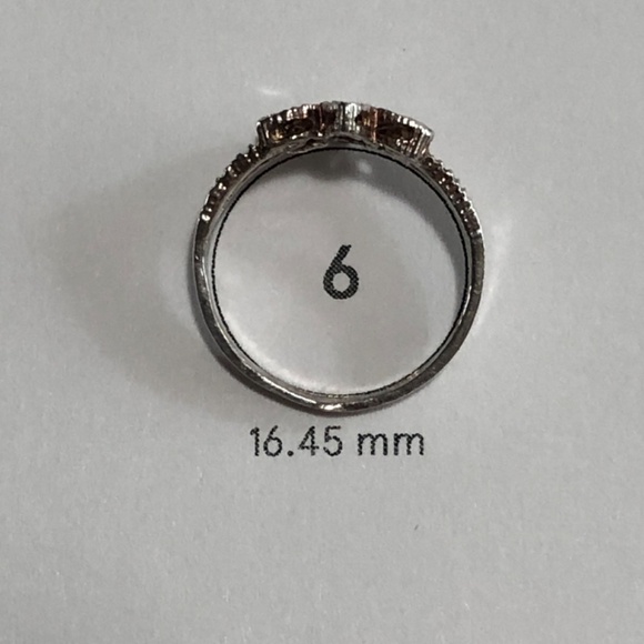 Three Floral Sterling Silver Rings Bundle & Earring Cuffs - Picture 8 of 16